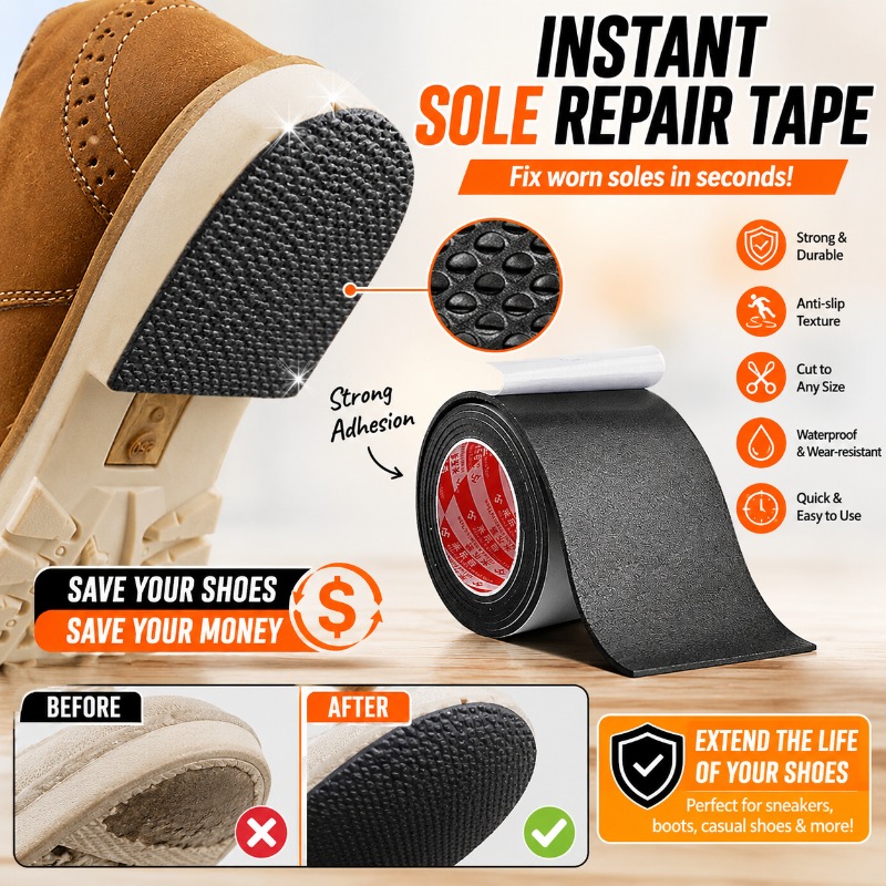 Sneaker Shoe Care Kit - 1 Pezzo Adesivo Antiscivolo Silenzioso per