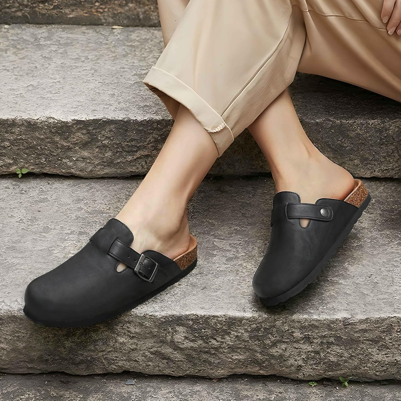 Sneaker Vegan - Zoccoli Litfun con plantare in sughero,