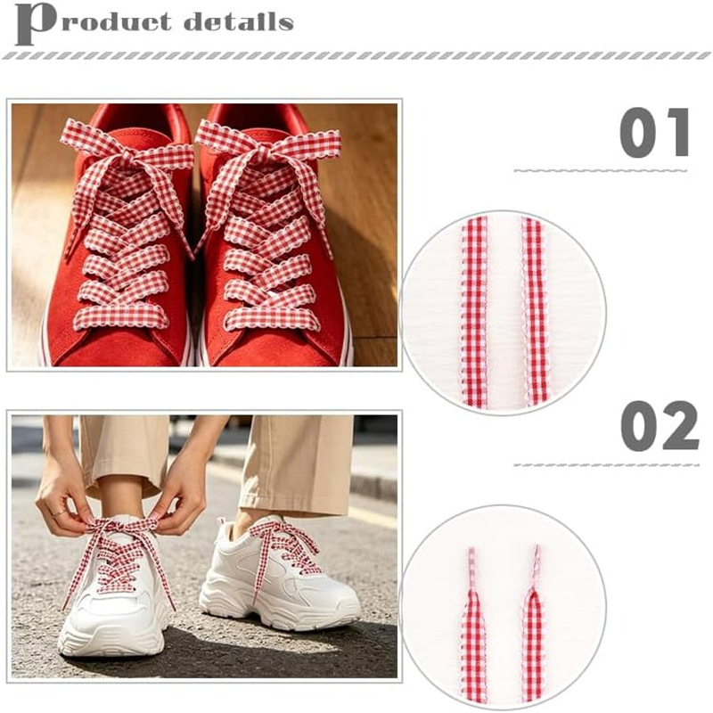 1 Paio di Lacci Piatti a Quadr - Lace Replacement Flat recensione e prezzo