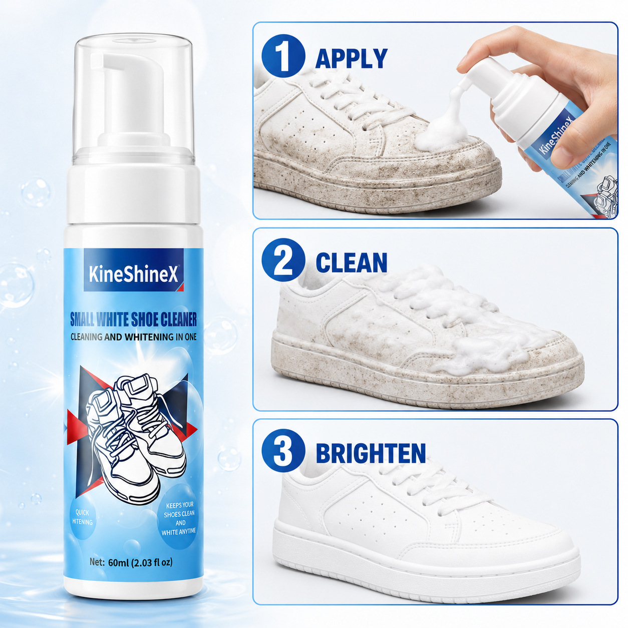 Kit Pulitore per Scarpe Gihen, - Sneaker Shoe Care Kit recensione e prezzo