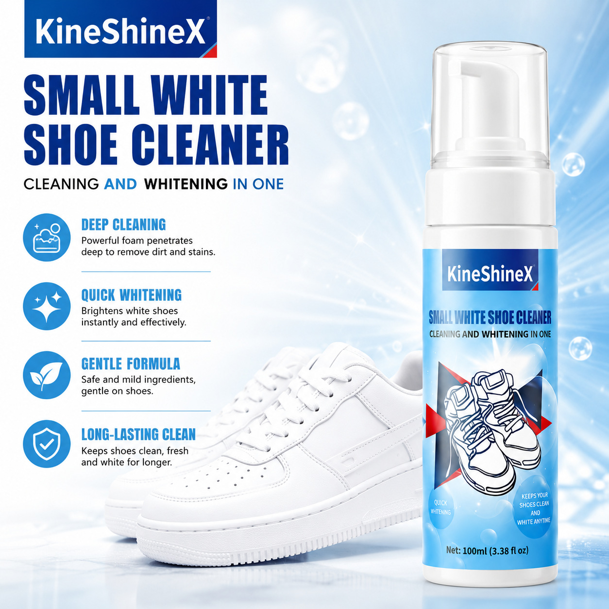 Kit Pulitore per Scarpe Gihen, - Sneaker Shoe Care Kit recensione e prezzo